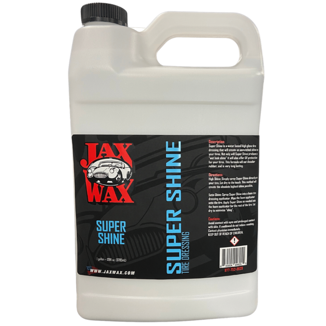 Jax Wax Super Shine Water Based Tire Dressing (GAL) iRep Auto Detail