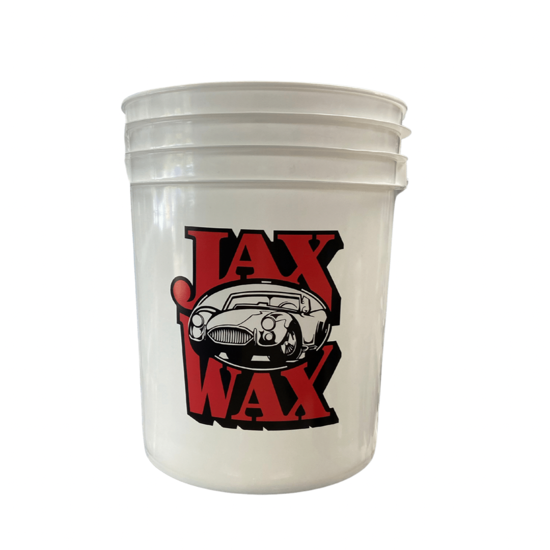 Jax Wax Original Bucket (WHITE) iRep Auto Detail Supply