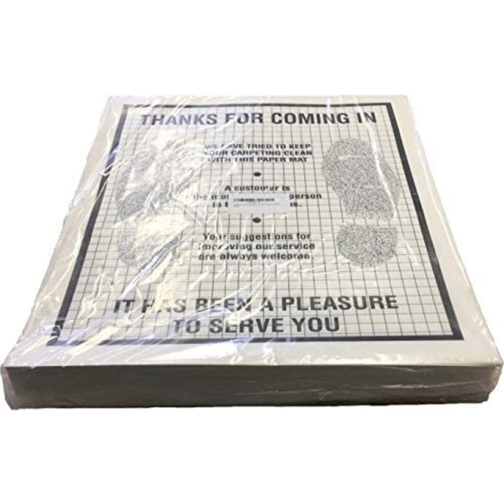 Golden State Trading Inc. Poly Coated Paper Floor Mats 17”x19” (500/BOX)