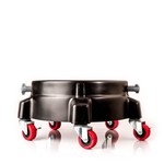 Grit Guard Grit Guard Bucket Dolly (2 INCH RED CASTERS)