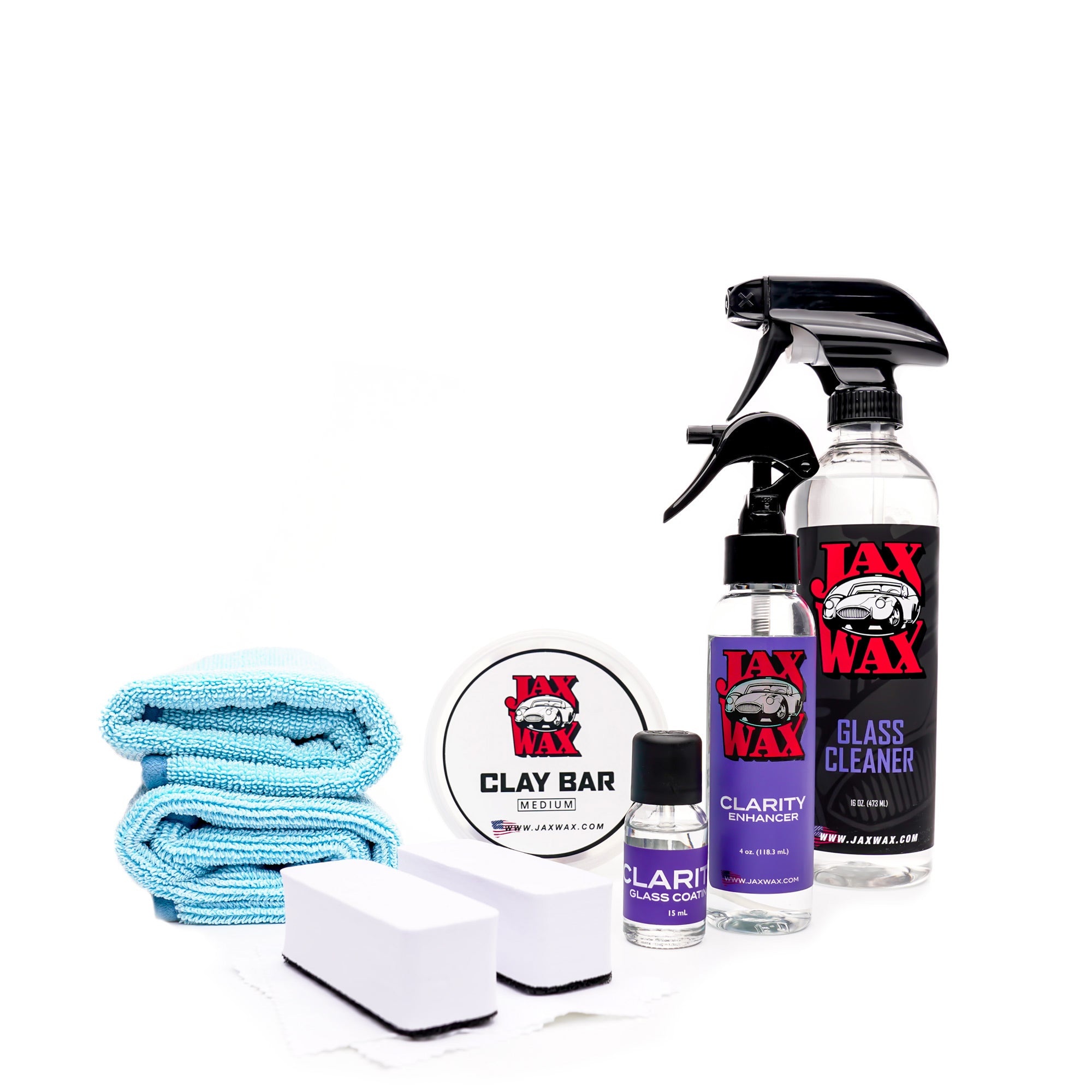 Jax Wax Clarity Glass Coating Kit iRep Auto Detail Supply