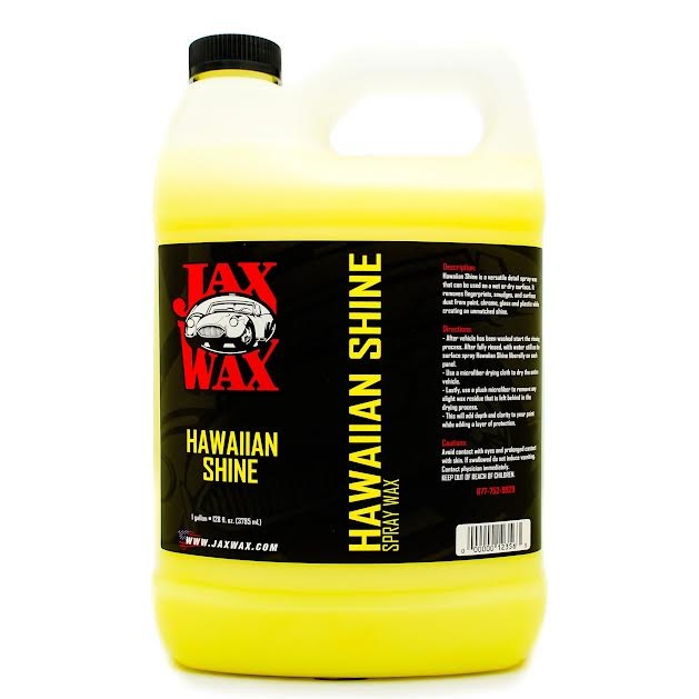 Jax Wax Hawaiian Shine Detail Spray (GAL) iRep Auto Detail Supply