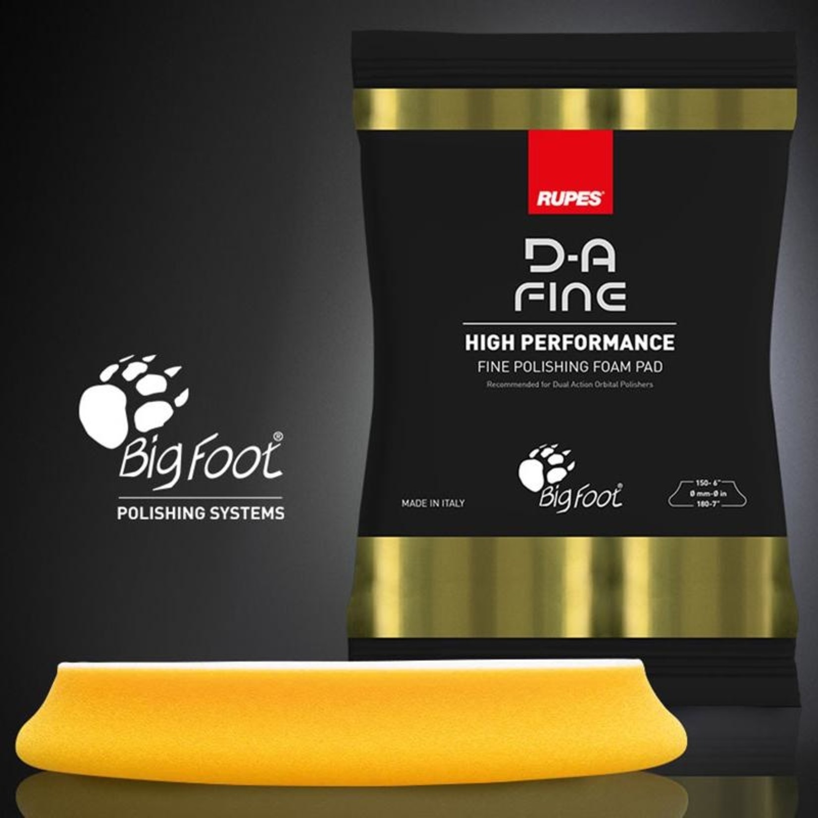 Rupes Rupes Yellow Foam Polish Pad (6 INCH)