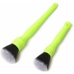 Detail Factory Brushes Detail Factory Lime Green Synthetic Brush Set