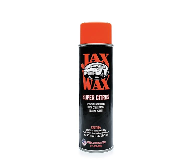 Jax Wax Super Citrus Aerosol iRep Auto Detail Supply