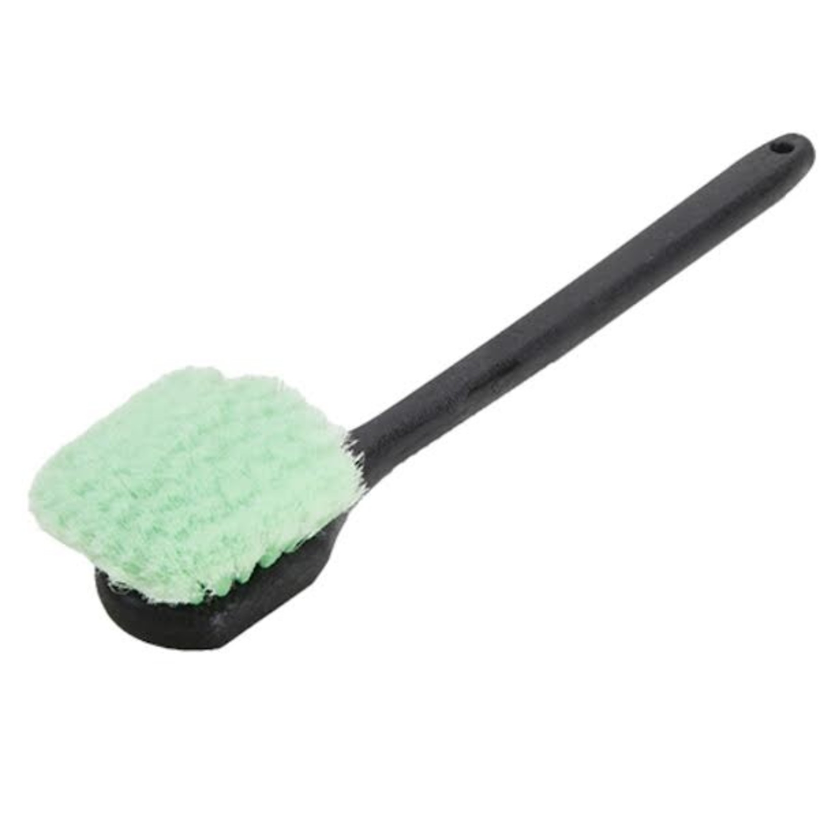 18" Foam Long Handle Brush Green (BLK HANDLE)