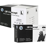 6mil Black Nitrile Gloves (LARGE)