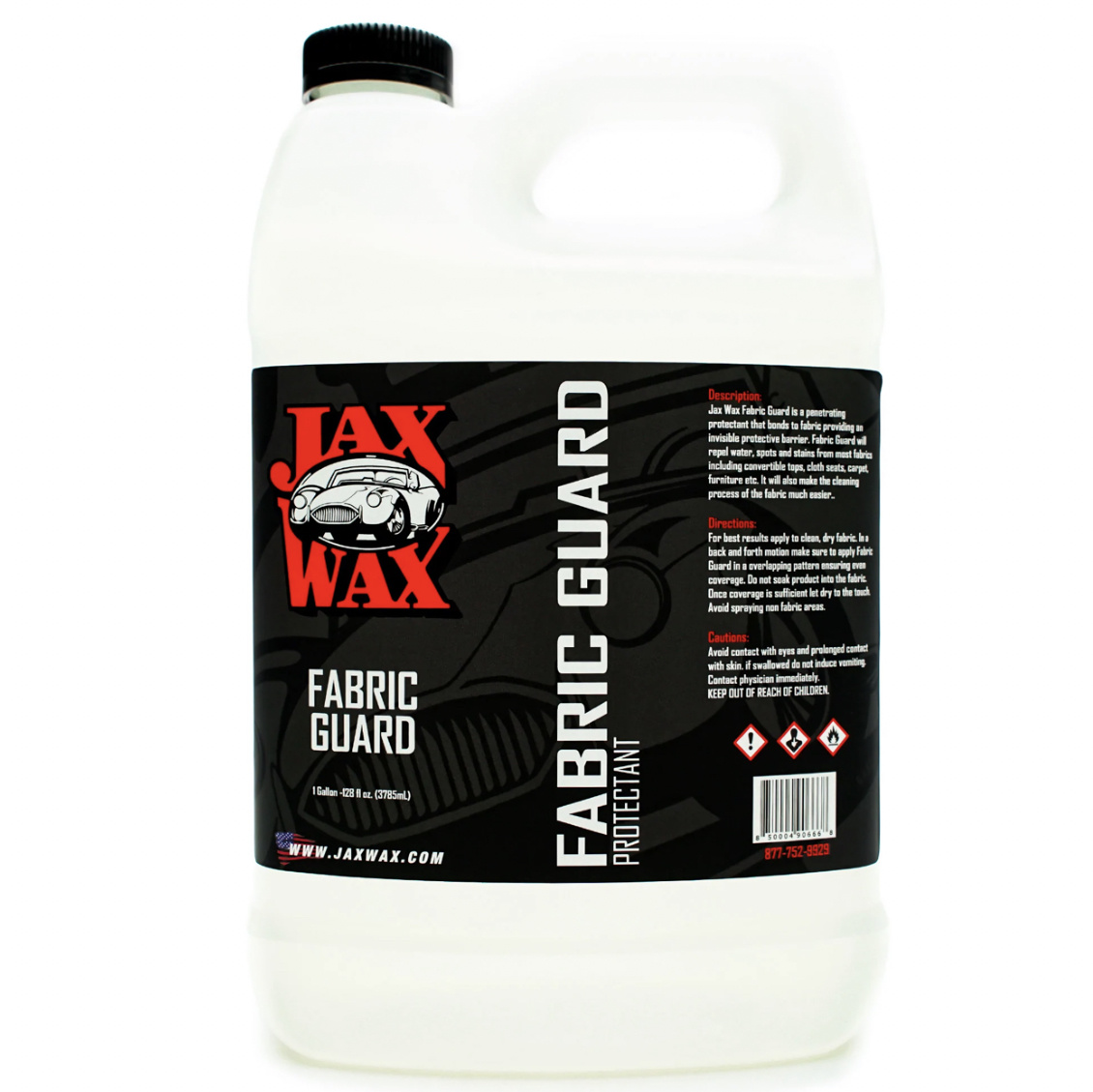 Jax Wax Fabric Guard Protectant (GAL) iRep Auto Detail Supply