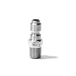 MTM Hydro Parts MTM Hydro Stainless Steel 3/8" QC Male Plug