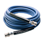 MTM Hydro Parts MTM Hydro KobraJet Smooth Blue 25’ Hose  4,000 PSI w/ SS Couplers