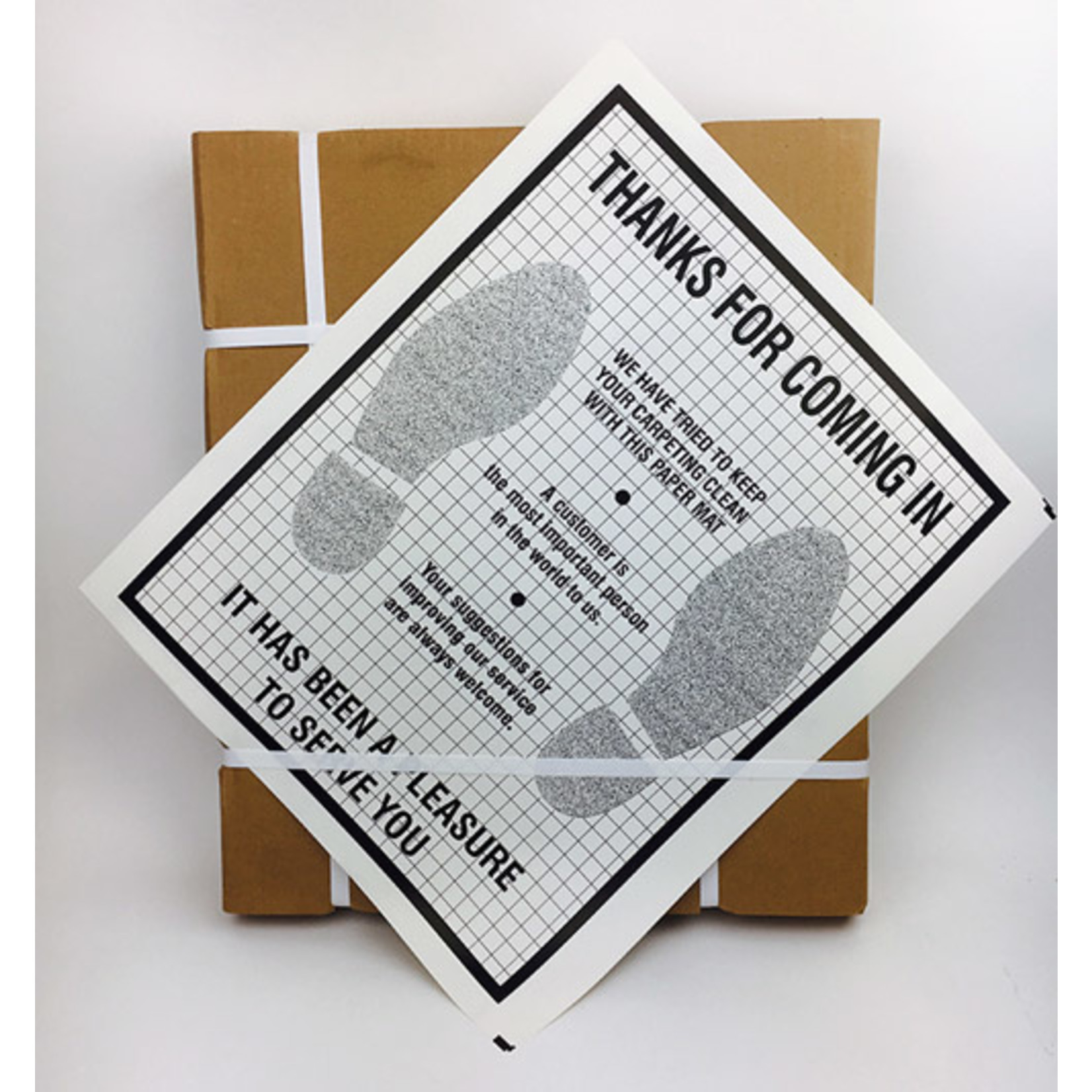 Golden State Trading Inc. Poly Coated Paper Floor Mats 17”x19” (500/BOX)