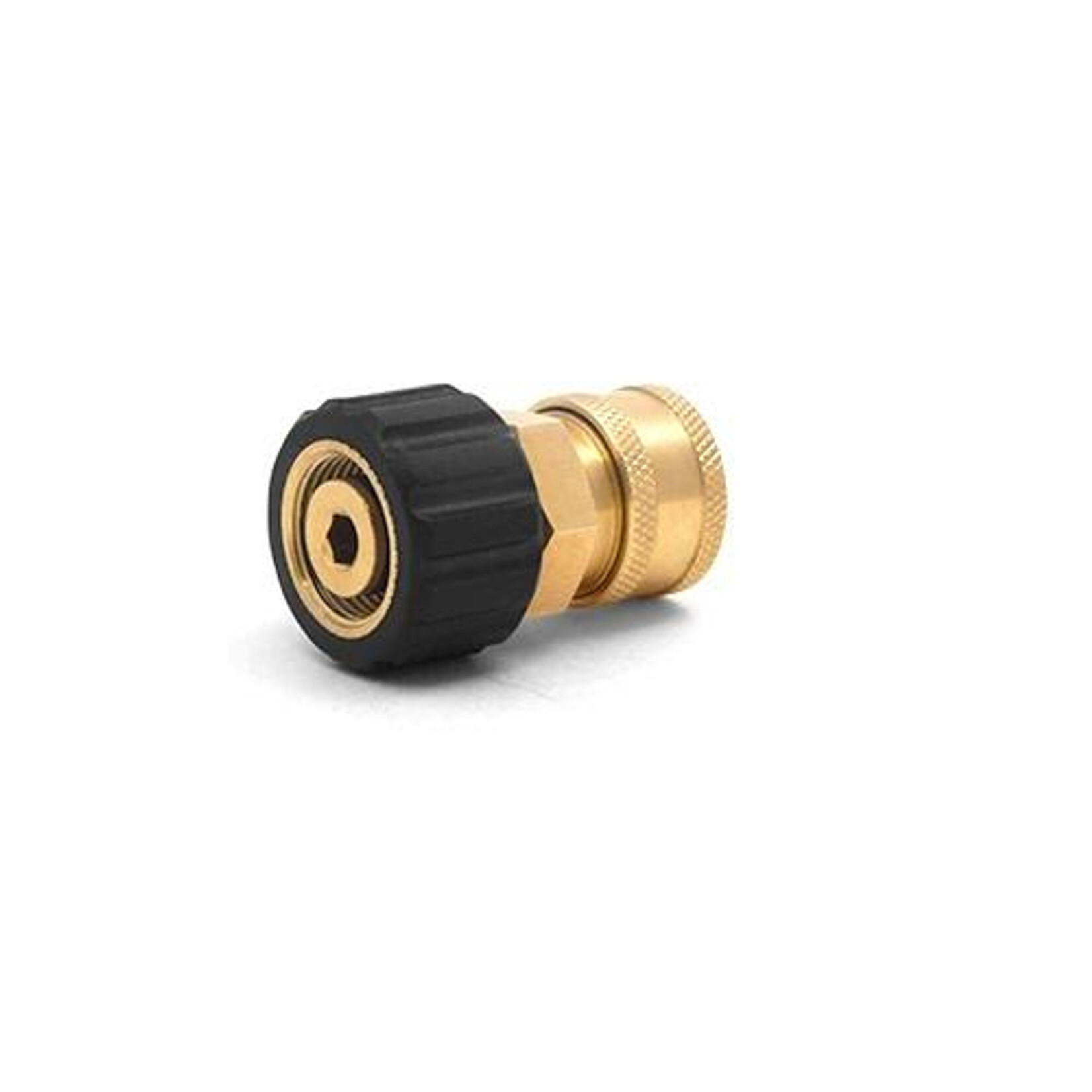 MTM Hydro Parts MTM Hydro M22 F 15MM Twist Coupler X 3/8" QC Coupler | Brass