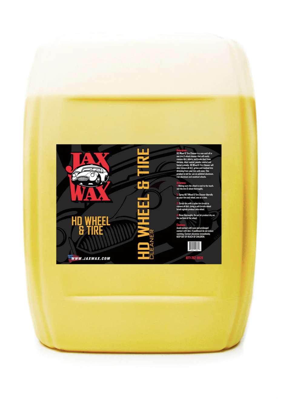 Jax Wax HD Wheel & Tire Cleaner (5 GAL) iRep Auto Detail Supply