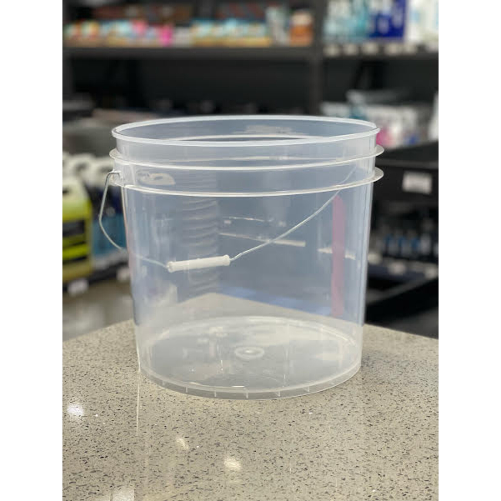 Golden State Trading Inc. CLEAR Transparent Bucket 3.5GAL