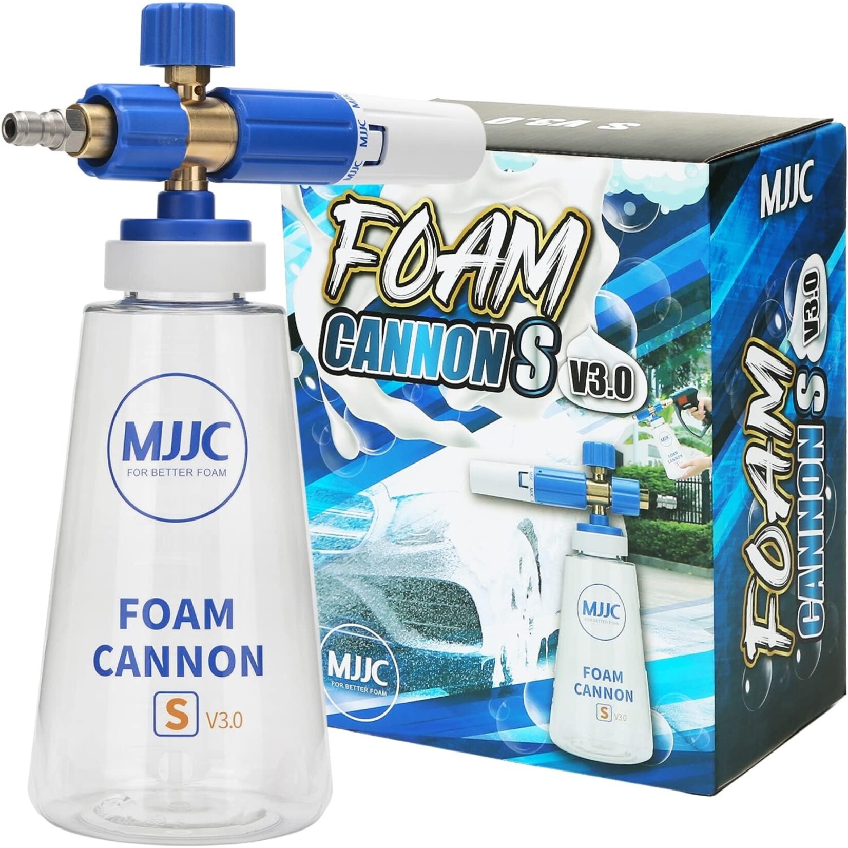 MJJC MJJC Foam Cannon S V3.0 with 1/4″ Quick Connector Adapter