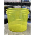Golden State Trading Inc. YELLOW Transparent Bucket 3.5GAL