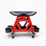 Golden State Trading Inc. The Creeper Rolling Detail Stool w/ Organizer Shelf