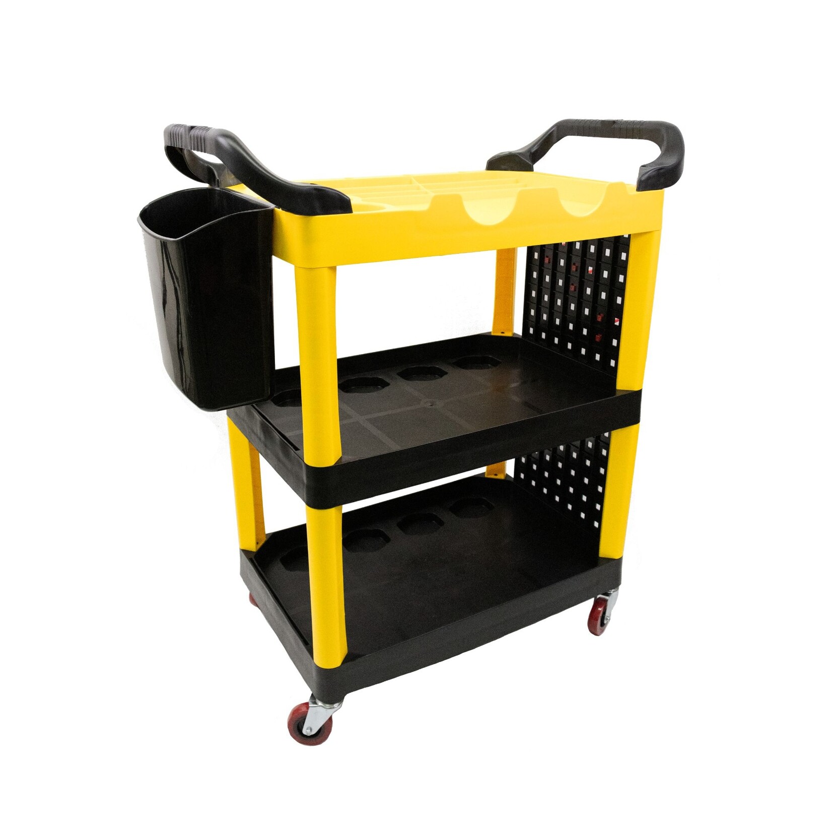 Golden State Trading Inc. 3-Tier Utility Detailing Storage Rolling Cart