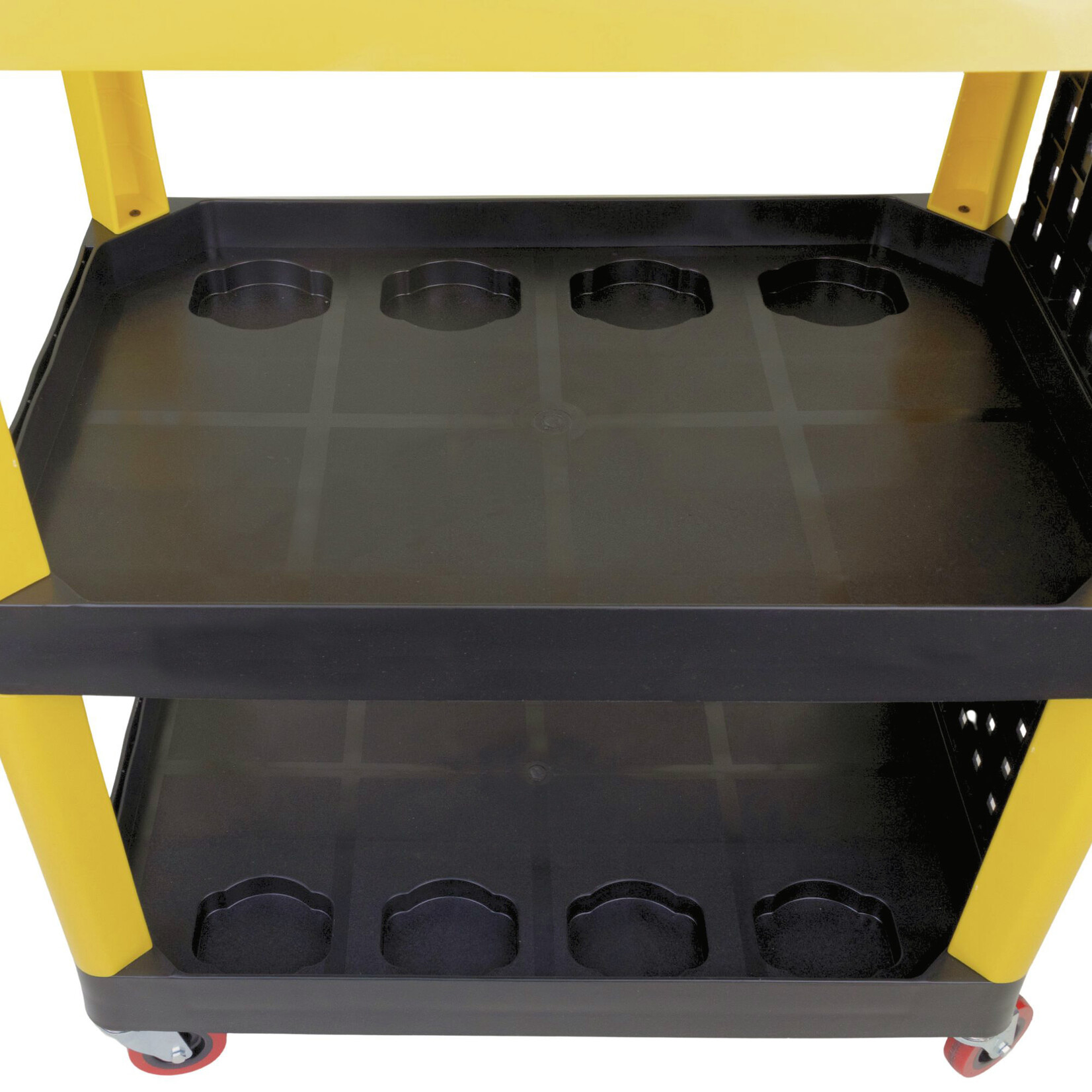 Golden State Trading Inc. 3-Tier Utility Detailing Storage Rolling Cart