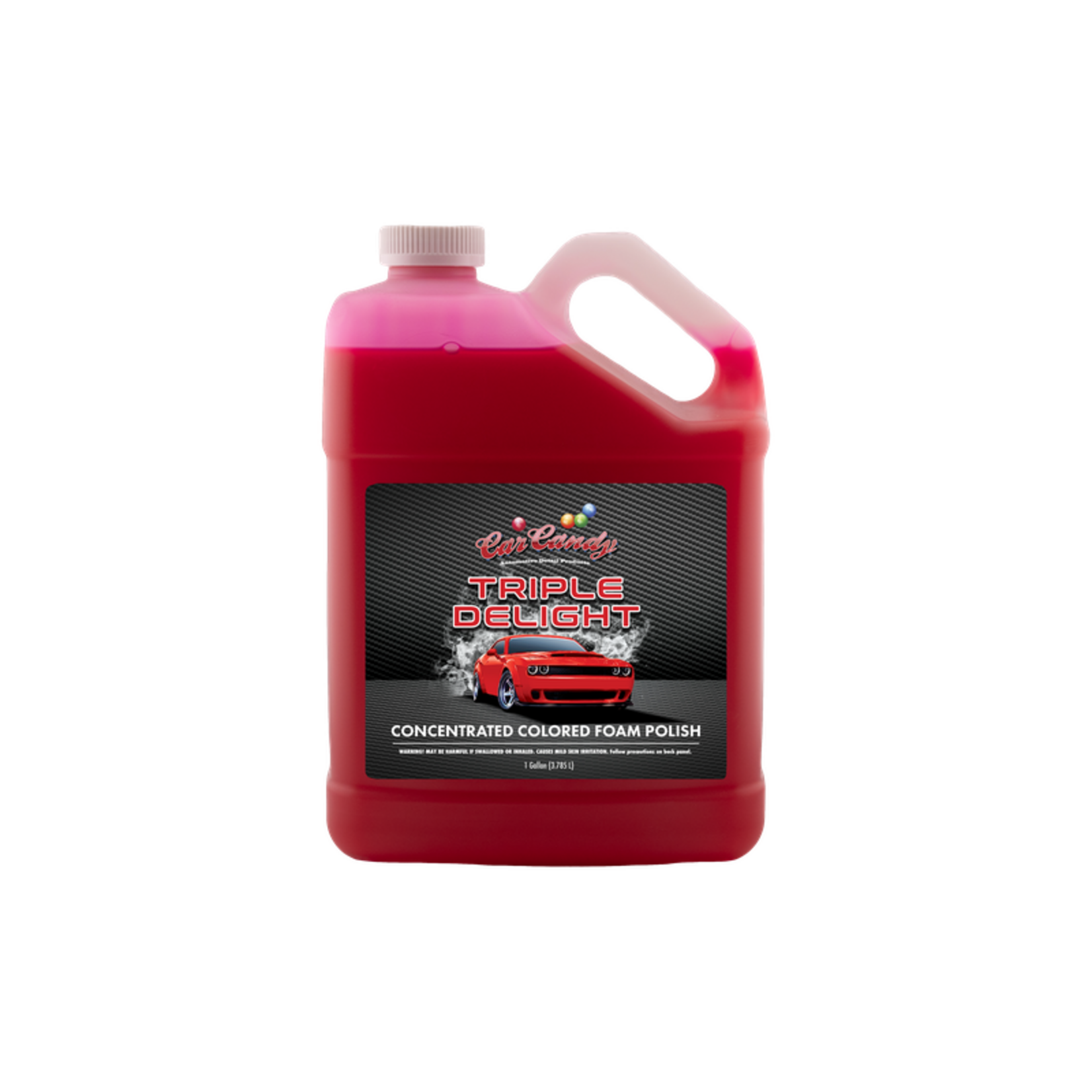 Car Candy Automotive Detail Products Car Candy Triple Delight - Concentrated Colored Foam Car Soap RED (GAL)