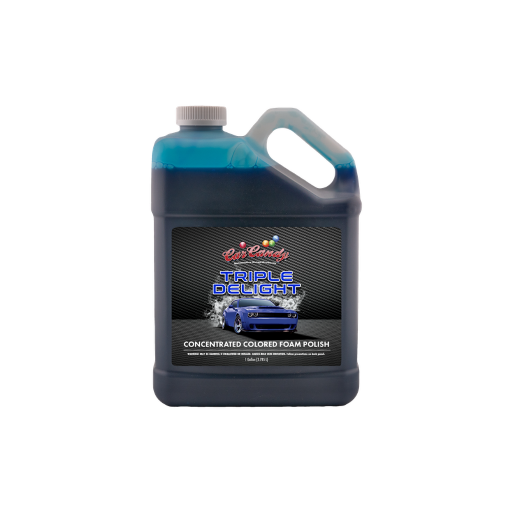 Car Candy Automotive Detail Products Car Candy Triple Delight - Concentrated Colored Foam Car Soap BLUE (GAL)
