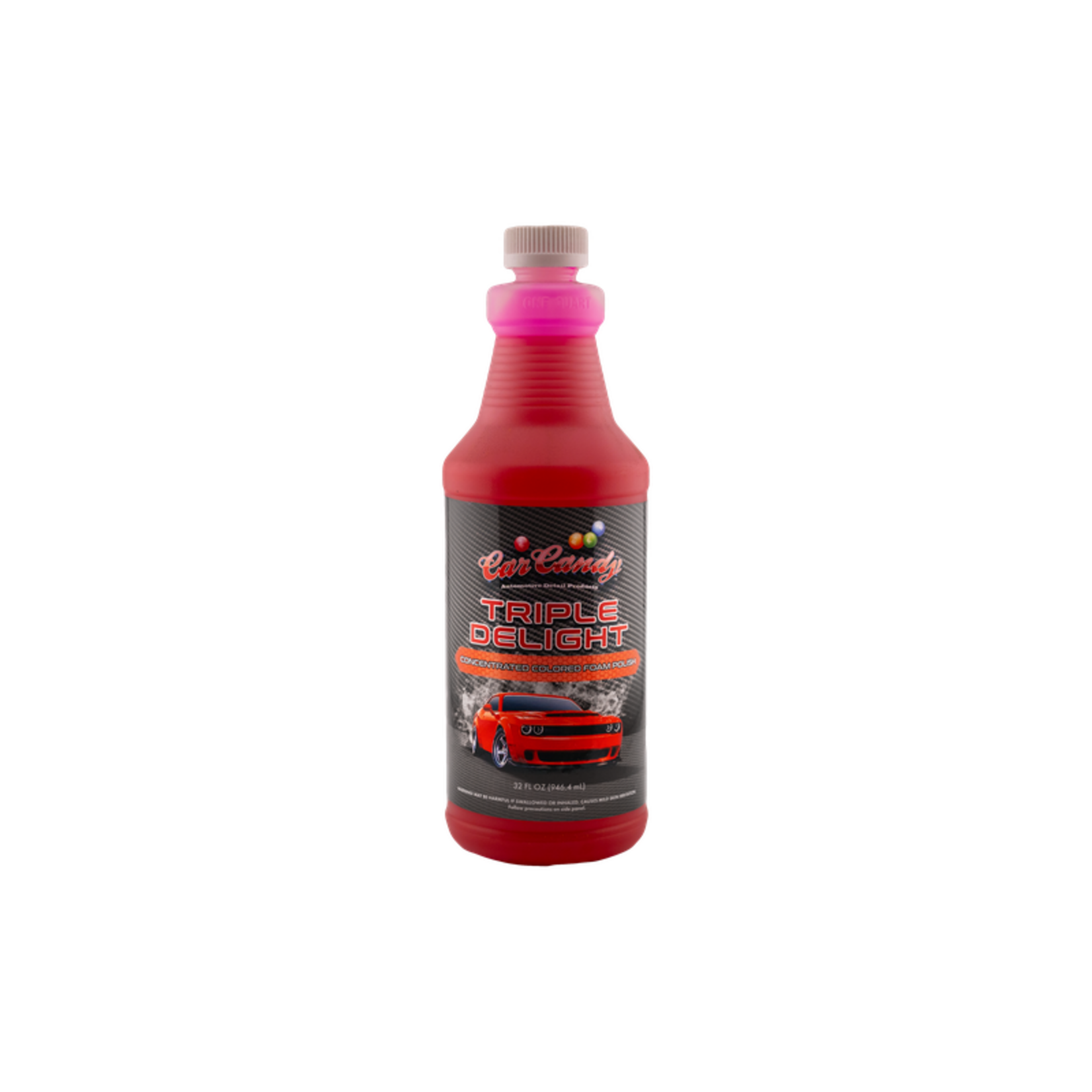 Car Candy Automotive Detail Products Car Candy Triple Delight - Concentrated Colored Foam Car Soap RED (32OZ)