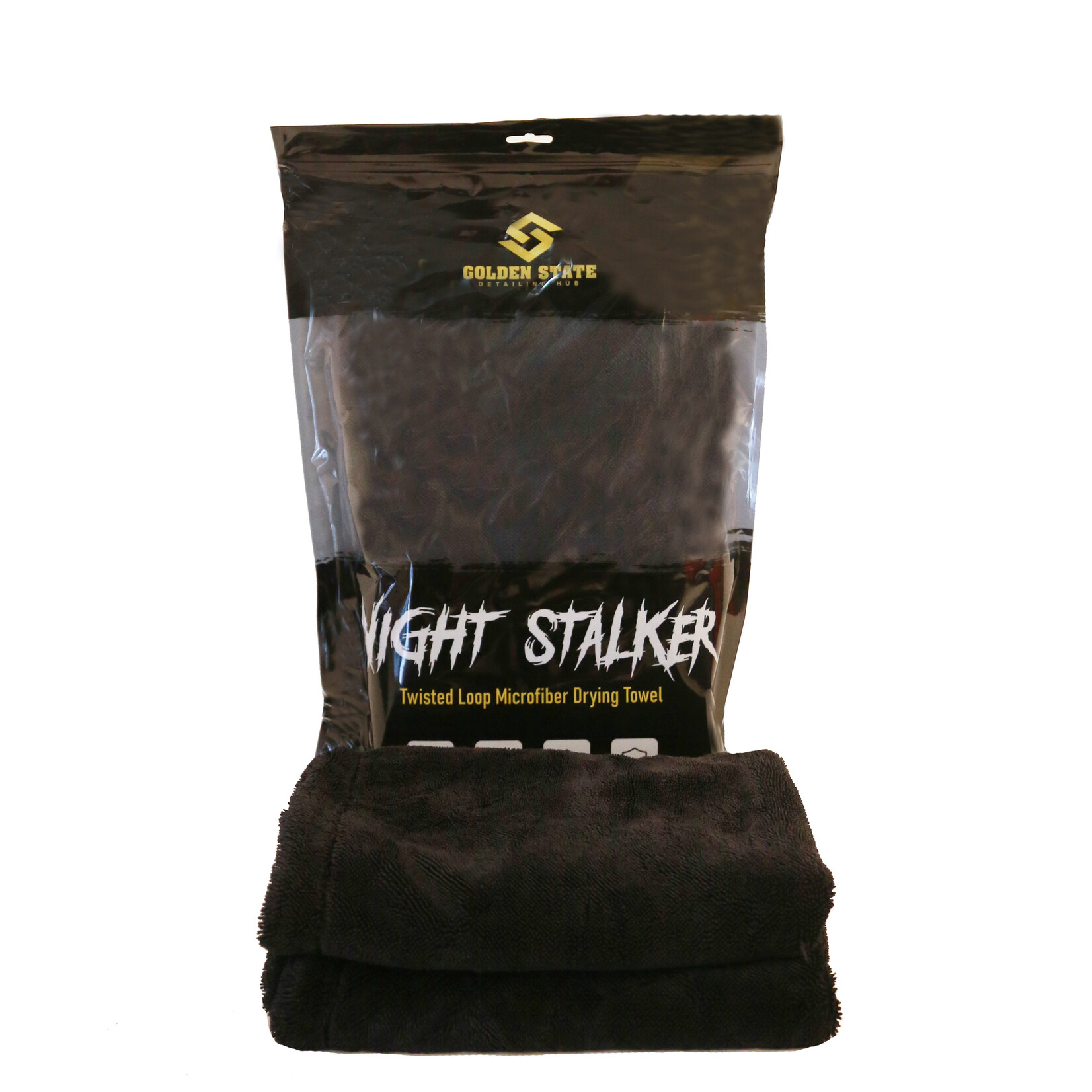 Golden State Trading Inc. The Night Stalker Twisted Loop Microfiber Drying Towel 24"x36"