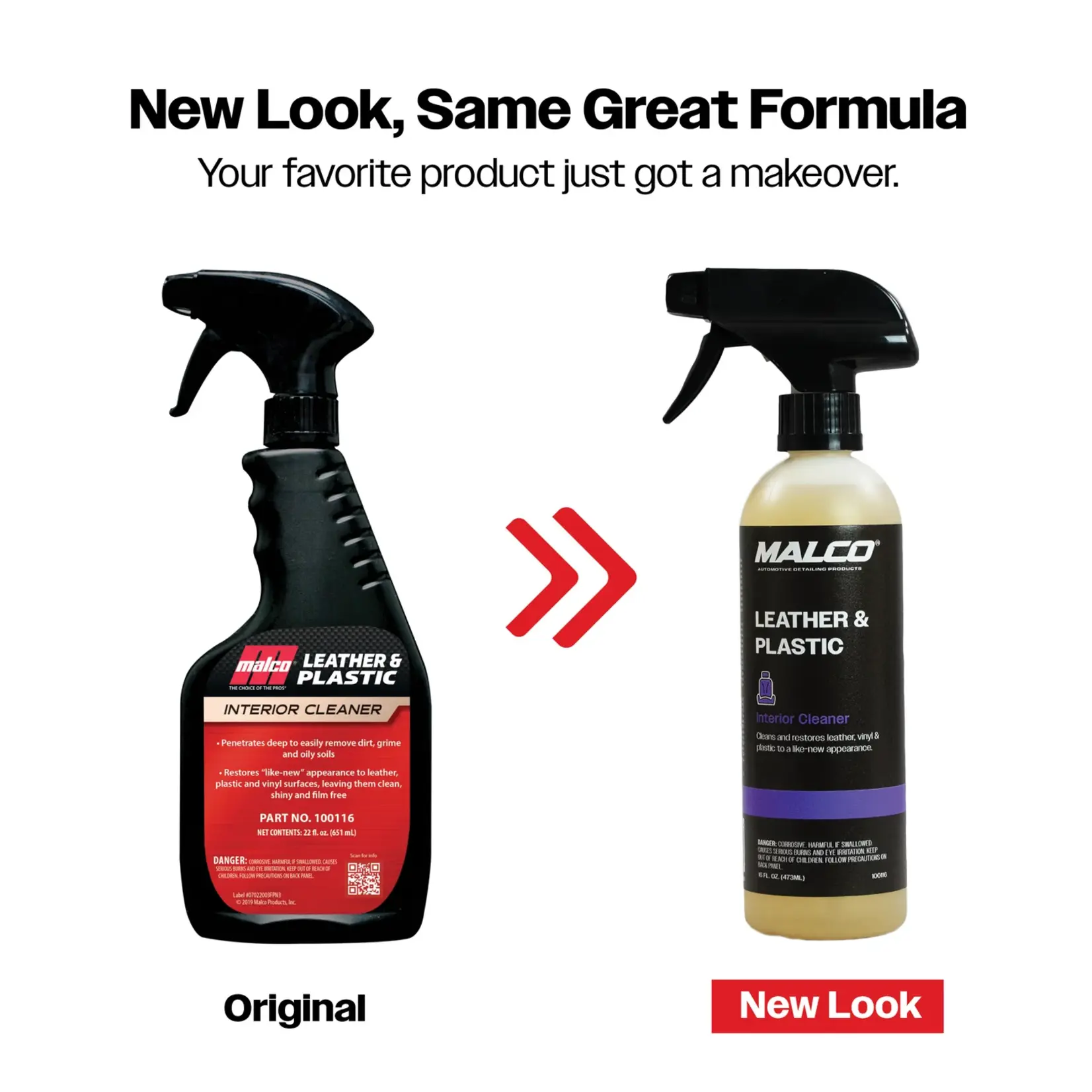 Malco Malco Leather & Plastic Cleaner (16OZ)