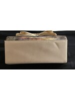 Metallic evening bag