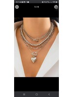 4pc vintage necklace