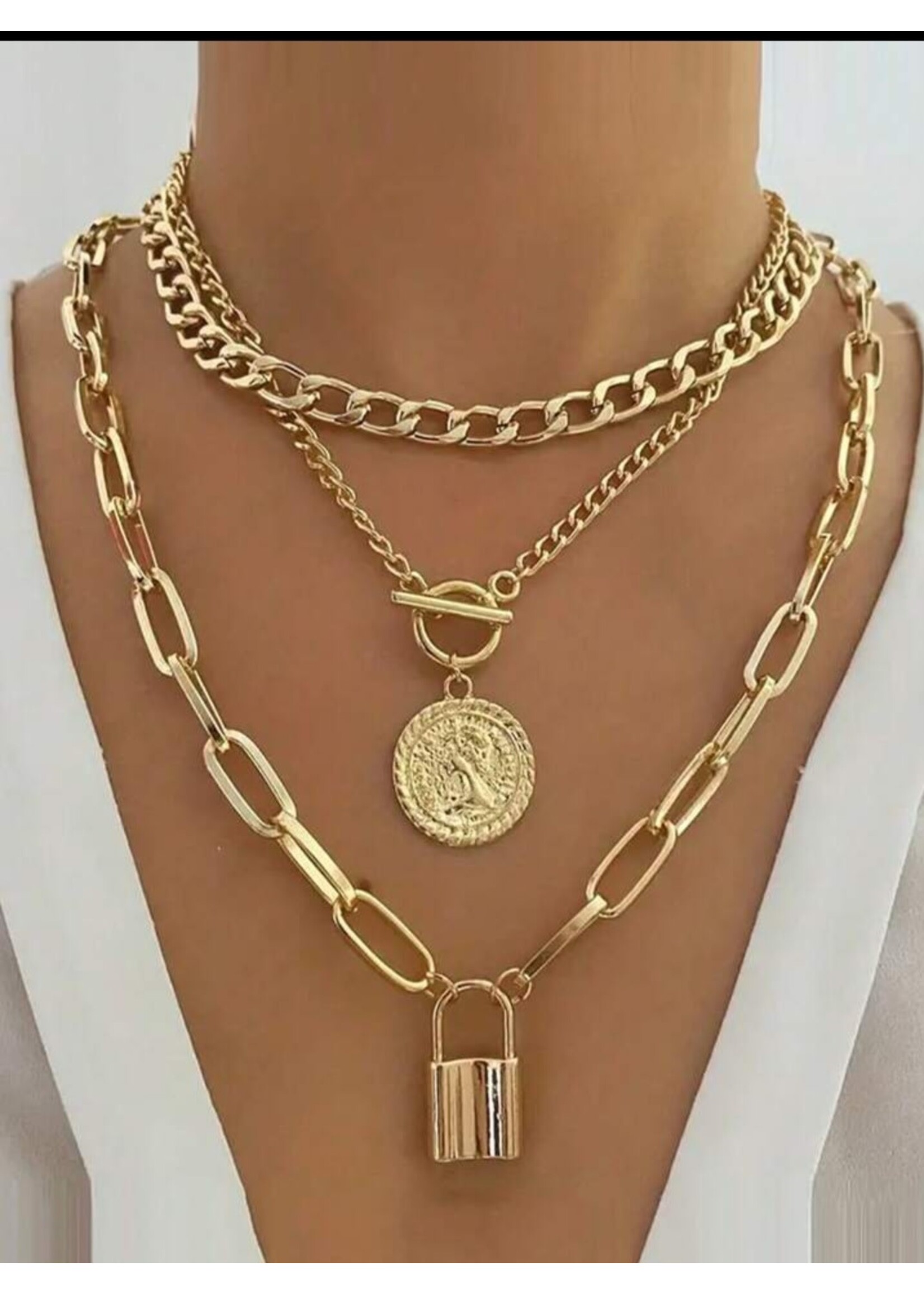 3 stylish multilayer necklace