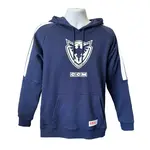 Chandail à capuchon - Marine & Gris charbon