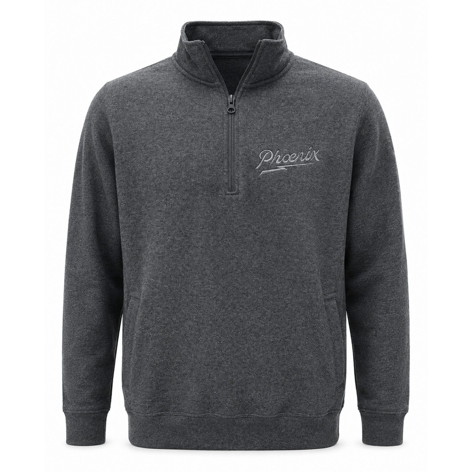 Chandail RUSSELL 1/4 Zip Charcoal