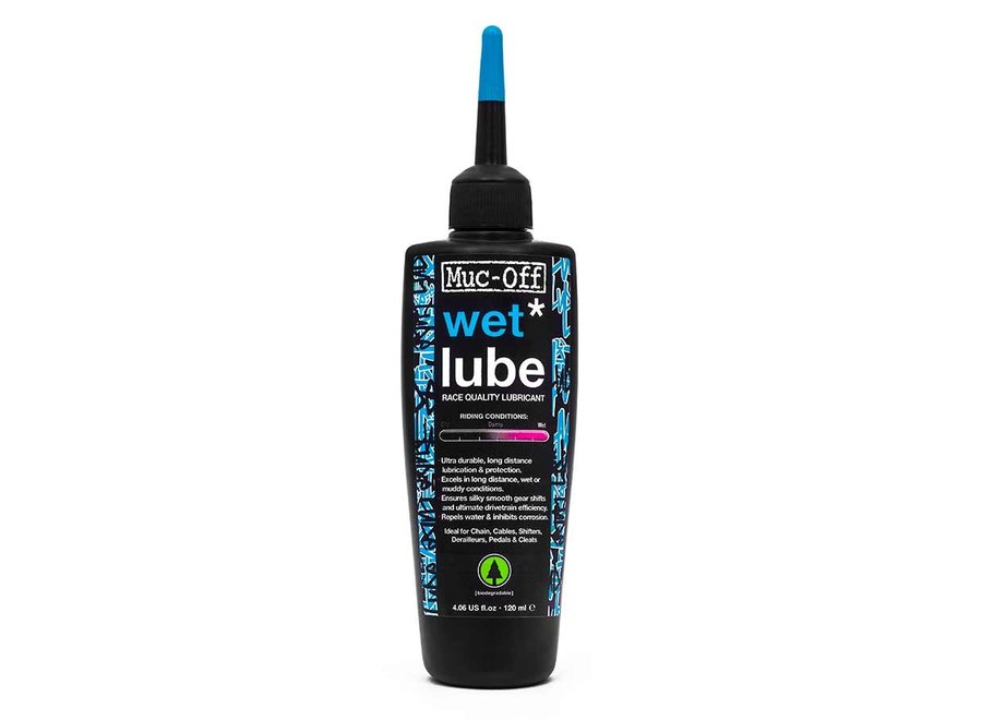 Muc-Off, Wet, Lubricant, 120ml, 967CA (FR/ENG)