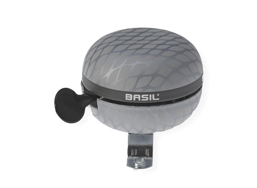 Basil, Noir, Bell, 60mm, Silver