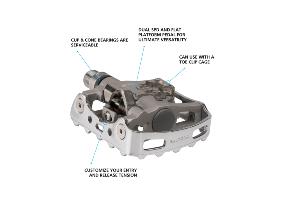 Shimano PD-M324 SPD Dual Platform Pedal