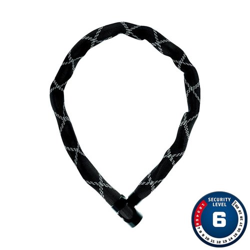 Abus Abus, IvyTex 6210, Chain Lock, Key, 6mm, 85cm, 2.5', Black Abus Abus, IvyTex 6210, Chain Lock, Key, 6mm, 85cm, 2.5', Black