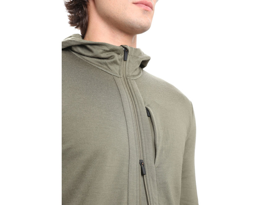 Icebreaker Merino Quantum III Long sleeve Zip Hoodie Mens