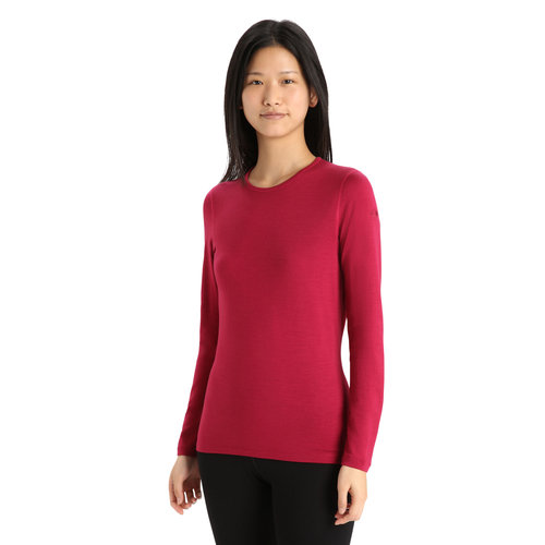 Icebreaker Women's Merino 260 Tech Long Sleeve Crewe Thermal Top Icebreaker Women's Merino 260 Tech Long Sleeve Crewe Thermal Top