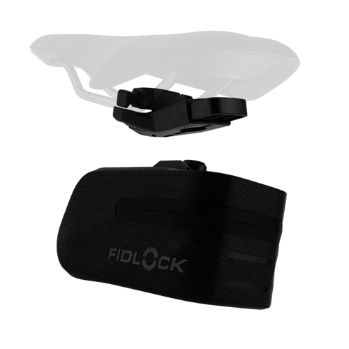 Fidlock Fidlock PUSH Saddle Bag - 400ml Black Fidlock Fidlock PUSH Saddle Bag - 400ml Black