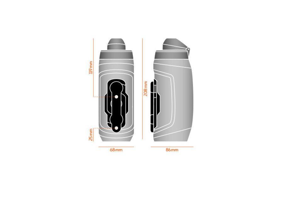 Fidlock TWIST Water Bottle Cage Set 590ML