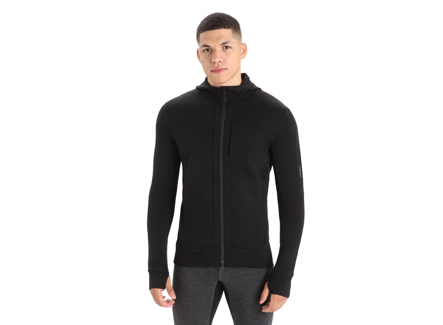 Icebreaker Merino Quantum III Long sleeve Zip Hoodie Mens