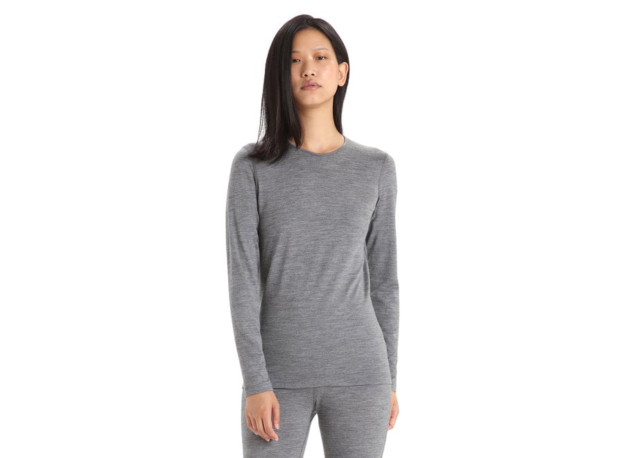 Icebreaker Women's Merino 200 Oasis Long Sleeve Crewe Thermal Top