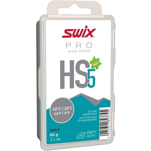Swix Swix HS5 Turquoise Glide Wax 60g Swix Swix HS5 Turquoise Glide Wax 60g