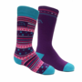 Bridgedale Ski Merino Over Calf Junior Socks - 2 Pack