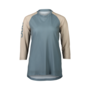 POC W's MTB Pure 3/4 Jersey - Calcite Blue/Light Sandstone Beige