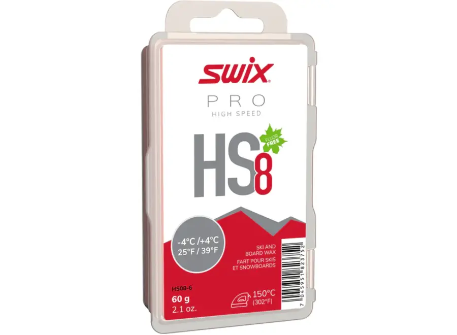 Swix HS8 Red Glide Wax,  60g