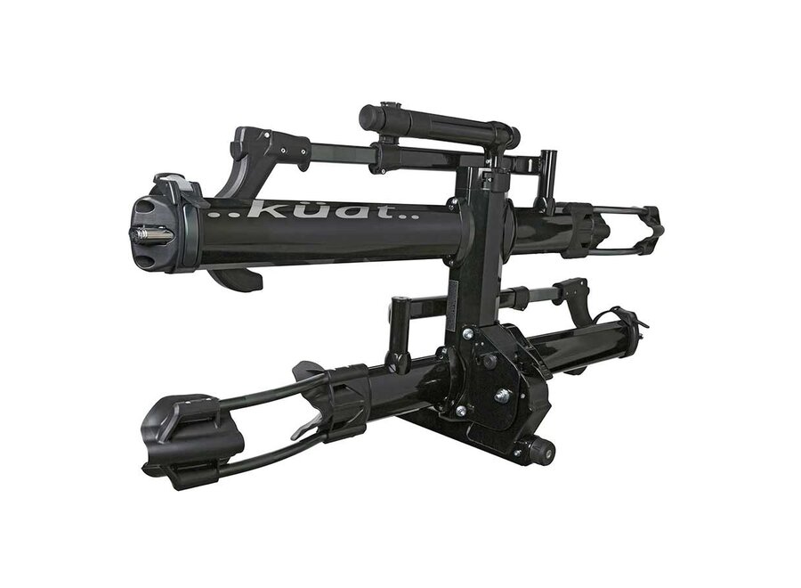 kuaKuat, NV 2.0, Hitch Mounted bike rack, 2 bikes, 2", Black Metallic