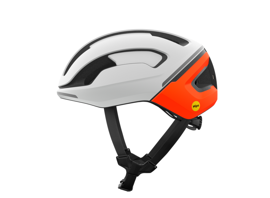POC  Omne Beacon MIPS  -  Hydrogen White/Flourescent Orange Matt