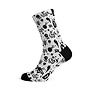 Sox Footwear Crew Socks - Doodle White